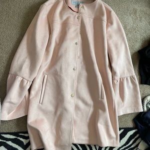 Marc New York Andrew Marc long pink coat